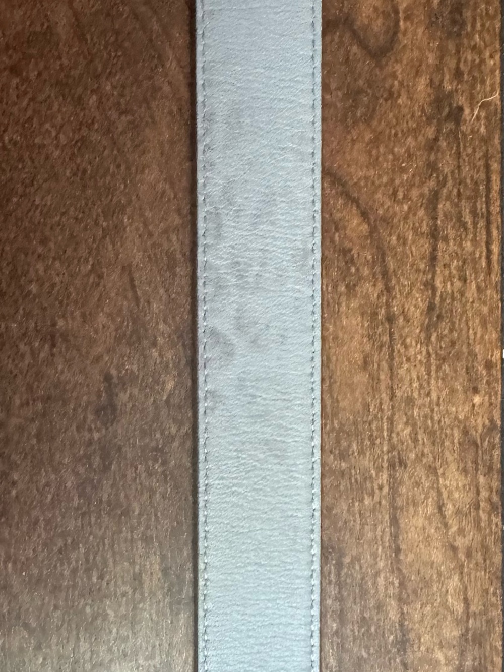 Tory Burch 1’ Miller Double T Logo Reversible Tan Gray Leather Belt, size M 41’ - Picture 8 of 8